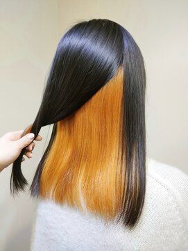 リリー シブヤ(Lilly shibuya) 【Lilly渋谷】#インナーカラー#アンブレラカラー#オレンジ#韓国