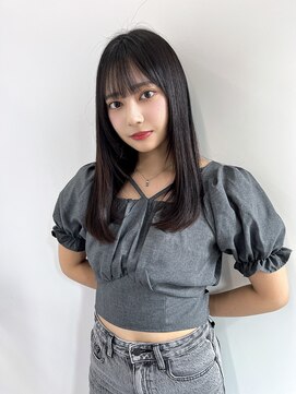 ロンドローズ 名古屋(Lond damaskRose) ブリーチ 学割 オリーブベージュ レイヤーカット リタッチ808