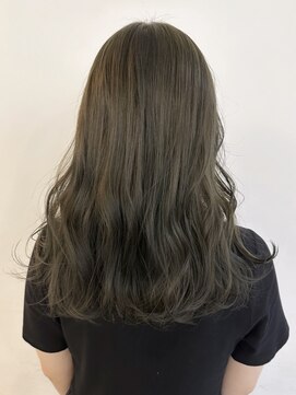 メゾンアクア 表参道(Maison ACQUA) ☆ブリーチなしダブルカラー オリーブ オリーブベージュ