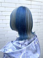 ゲーム 渋谷店(GAME) 韓国風レイヤーカットウルフカット前髪カットグレージュカラー