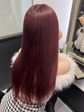 ヘアーデザイン ジェルム(Hair Design germe) 明るめチェリーレッド / YUDU