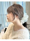 顔周りレイヤー　われないサイドバング