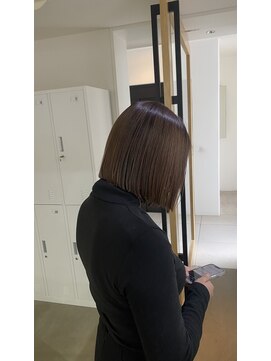 ユッカ 高槻茨木店(YUCCA) 【 YUCCA 】大人可愛い20代30代40代ぱつっと/切っぱなしボブ
