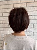小顔ショートスタイル ～長さはそのまま、襟足すっきり～