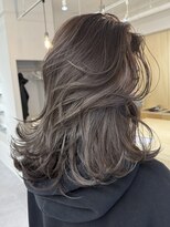 バベル アット フルリール 甲子園口(BABEL at fleurir)&nbsp;アッシュ髪質改善オリーブグレージュ韓国ヘアレイヤーカット