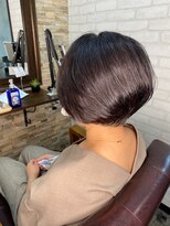 ハサミバイアトリエナガノ 千葉(8sami by atelier nagano)&nbsp;デザインカラー／レイヤーカット/ウエットヘア/オリーブベージュ