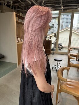 エルム 原宿 表参道(yelm) ホワイトピンク/フェスレイヤー/ブリーチ2回～