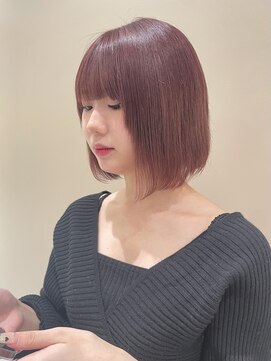 ケンジ 横浜(KENJE) 透明感ピンクカラー/暖色カラー/髪質改善