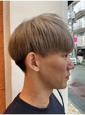 マッシュショート/グレージュ