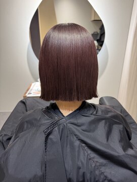 切りっぱなしボブ