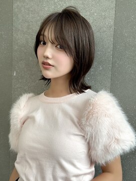 レーヴバイロンド 仙台(Reve by Lond) クラゲヘアーレイヤーココアベージュ髪質改善小顔仙台前髪カット