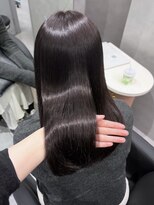 ジエクト カナウ(The Ect canow) ラベンダーグレージュ/グレージュ/レイヤーカット/顔まわり