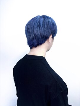 ギミックパシャ(GIMMICK pasha) くすみブルー メンズカラー