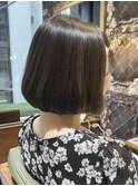 柔らか黒髪ボブ　〈神楽坂 美容室〉