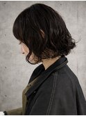 △ボブパーマミディアムパーマミニボブパーマダークブラウン
