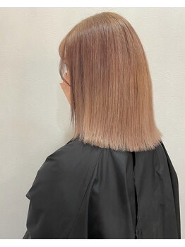 ビーチ 浦和店(Beach)の写真/ブリーチ無しダブルカラーで叶える透明感◎ハイトーンもピンク系も美しく♪