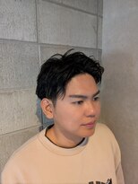 ワンワンオー バーバーショップ コンチネンタル(@110 BARBER SHOP continental)&nbsp;韓国風センターパートツーブロック