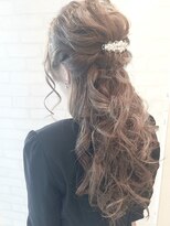 リリィ ヘアデザイン(LiLy hair design) LiLy hair　◇　外国人風ハーフアップ