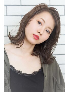 アドラーブル 松崎店(adorable) 【adorable】抜け感演出◎リバースカールナチュラルボブ