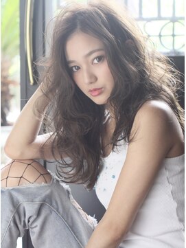 エンリエド(ENLIED) ENLIED☆センターパートのバレイヤージュロング☆