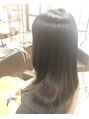 ヘアー マテリアル(hair material)&nbsp;縮毛矯正で自然なツヤ髪に☆手で乾かしただけでツヤツヤです♪