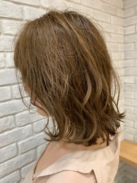 グランシュ 青葉台店(GranCieux) 外ハネ×ミルクティーベージュ