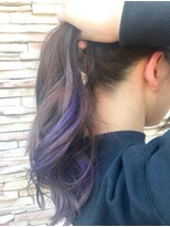 ケープ(cape) バイオレット×ナチュラルブラウン