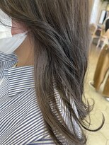 リッシュヘアー 箕面店(Riche hair) イヤリングカラー×グレージュ