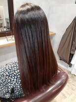 オーバーチュア(Overture)&nbsp;しっかり白髪カバーしても可愛く！ピンクグラデーションカラー