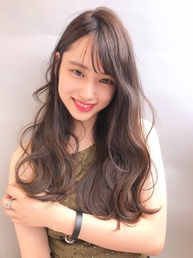 ロンドローズ 名古屋(Lond damaskRose) リフトレイヤー センターパート ブリーチ縮毛矯正 ヨジャドル546