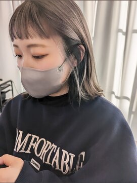 ロンド(RONND) ミルクティーベージュ×逆インナーカラー