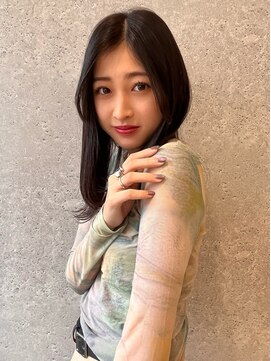 アース 三軒茶屋店(HAIR&MAKE EARTH) 三軒茶屋_レディース_ロング_ストレート_黒髪_韓国_髪質改善