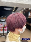 ピンクバイオレット マッシュショート◎【浜崎】