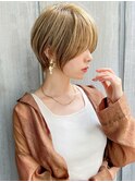 ショートボブ髪型30代40代50代前髪あり前髪なし面長丸顔【荒牧】