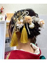 アベニューケー avenue K ヘアーメイク hair make&nbsp;編み込みシニオン