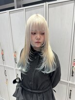 リー 梅田(Lee)&nbsp;ブリーチ2~3回/エンドカラー/裾カラー/個性的/派手髪/ケアカラー