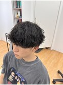 波巻きパーマ/緩めパーマ/縦落ちパーマ