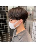 イメチェン/似合わせカット/フルバング/レッドブラウン/新宿