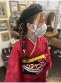 卒業式編み下ろしヘアセット