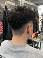 リプレイ 草津店(RIPLAY)&nbsp;ブルーブラック/スペインカール/スパイキーショート/草津