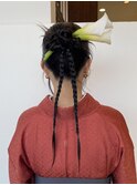 卒業式　ヘアセット