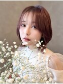 フェミニンボブ 20代30代40代ヘア 小顔 神戸ボブ 三ノ宮