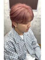 リミットバイアフィナー 大宮店(limit by Afinar)&nbsp;シースルーバングピンクベージュ