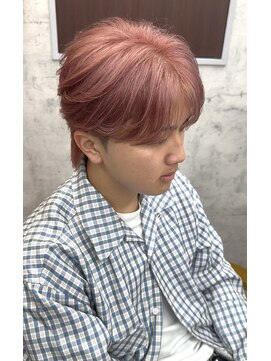 リミットバイアフィナー 大宮店(limit by Afinar) シースルーバングピンクベージュ