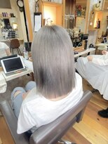 ゴリラビスケッツ(GORILLA BISCUITS)&nbsp;ライトグレー/ケアブリーチ/ダブルカラー