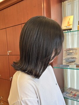 ブランシェ JR勝川駅南口店(BRANCHE) グレージュ×切りっぱなしボブ