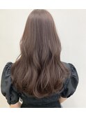 10代20代ミルクティーベージュブラウン伸ばしかけヘア