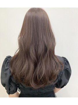 ペイププロドアイコン 博多(Peyp prod ICON) 10代20代ミルクティーベージュブラウン伸ばしかけヘア SAKI
