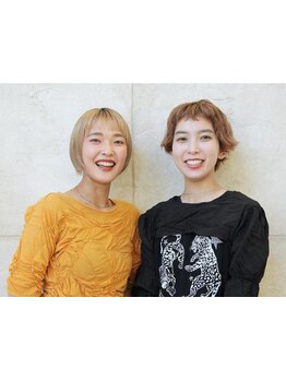 スタイリスト２人が新登場！複雑履歴もok◎カラーが得意な七海＆ツヤ髪ストレートが得意なリカコ♪