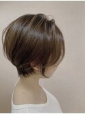 くびれショートカット 丸みショート